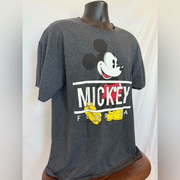 Mickey Mouse Gray Graphic Tee - Picture 4 of 9